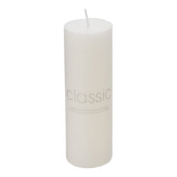 Thehotsale 6Pcs White Candles Set Unscented Pillar Paraffin Wax - thumbnail 6