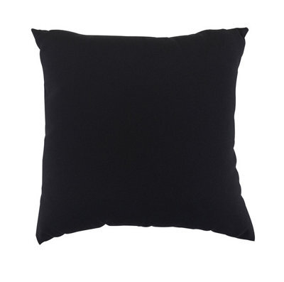 Glendale Garden & Leisure Scatter Cushion 18 X 18 Outdoor Garden Furniture Cushion (Pack Of 4) - L46 X W46 Cm - Black - image 1