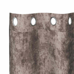Berkfield Classic Curtain With Curtains 2 Pcs Cappuccino 260 X 140 Cm Velvet - thumbnail 5