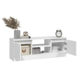 Berkfield Tv Cabinet With Door White 102X30X36 Cm - thumbnail 4