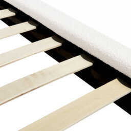 Beliani Bed Boucle Melle 160 X 200 Cm (Eu King Size) Off-White - thumbnail 8