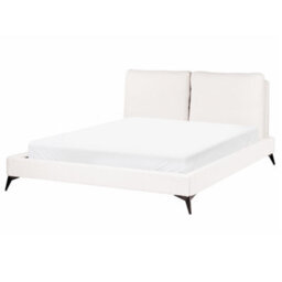 Beliani Bed Boucle Melle 160 X 200 Cm (Eu King Size) Off-White - thumbnail 4