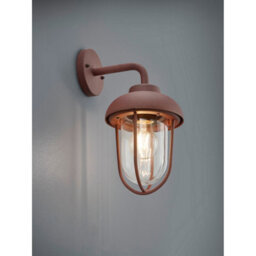 Luminosa Lighting Luminosa Duero Vintage Outdoor Wall Lantern Rusty Ip44 - Uk Stock - thumbnail 2