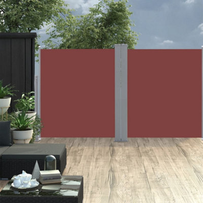 Berkfield Retractable Side Awning Brown 140X600 Cm - image 1