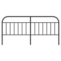 Berkfield Metal Headboard Black 193 Cm - thumbnail 4