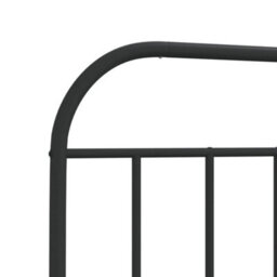 Berkfield Metal Headboard Black 193 Cm - thumbnail 6