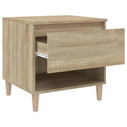 Berkfield Bedside Tables 2 Pcs Sonoma Oak 50X46X50 Engineered Wood - thumbnail 7