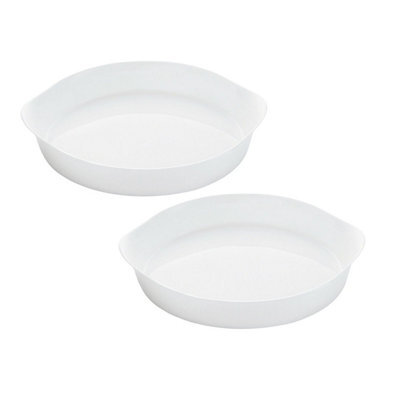 Urbn-Living 28Cm Luminarc Opal Glass Round Serving Dish - image 1