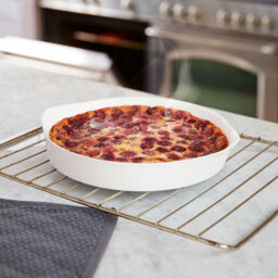 Urbn-Living 28Cm Luminarc Opal Glass Round Serving Dish - thumbnail 2
