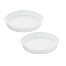 Urbn-Living 28Cm Luminarc Opal Glass Round Serving Dish - thumbnail 1