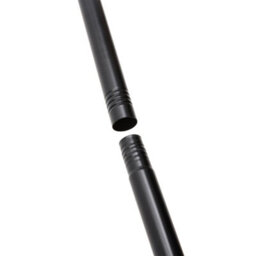 Living And Home Glossy Black Multi-Section Metal Telescopic Curtain Rod And Bracket, 183-366Cm - thumbnail 6