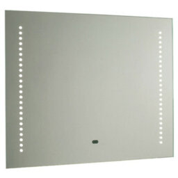 Ip44 Led Bathroom Mirror 50Cm X 60Cm Vanity Light Ir Switch & Dual Shaver Socket - thumbnail 1