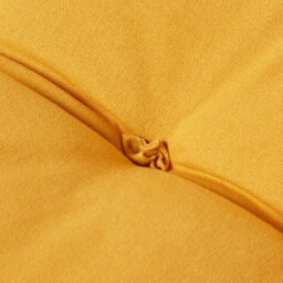 Homescapes Mustard Yellow Cotton Back Support Cushion - thumbnail 5