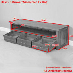The Furniture Market London Oak Large Widescreen Tv Unit Up To 75 Tv Size - thumbnail 9