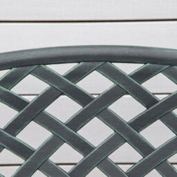Outsunny Cast Aluminium Garden Bench 2 Seater Antique Park Loveseat, Verdigris - thumbnail 8