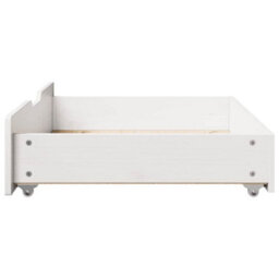 Walplus Under-Bed Drawers 2 Pcs White 80X55X17 Cm Solid Wood Pine - thumbnail 5