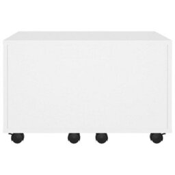 Berkfield Coffee Table White 60X60X38 Cm Engineered Wood - thumbnail 5