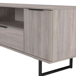Marsala Ready Assembled Grey Oak Effect Tv Unit & 1 Drawers, (H)56.6Cm X (W)144Cm X (D)39.5Cm - thumbnail 3
