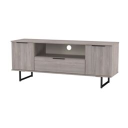 Marsala Ready Assembled Grey Oak Effect Tv Unit & 1 Drawers, (H)56.6Cm X (W)144Cm X (D)39.5Cm - thumbnail 2