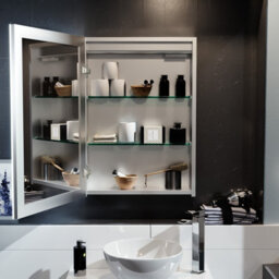 Nes Home Led 500 X 700mm Motion Sensor Mirror Cabinet Wall Mounted Bathroom - thumbnail 3