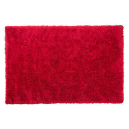 Beliani Shaggygy Rug Cide Red 140 X 200 Cm - thumbnail 1