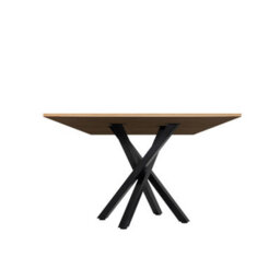 Living And Home Black Criss Cross Metal Table Legs For Diy Coffee Table Dining Table - thumbnail 2