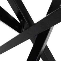 Living And Home Black Criss Cross Metal Table Legs For Diy Coffee Table Dining Table - thumbnail 4
