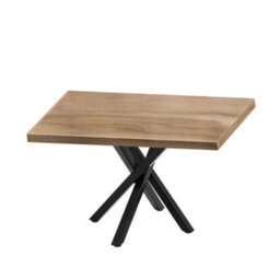 Living And Home Black Criss Cross Metal Table Legs For Diy Coffee Table Dining Table - thumbnail 3