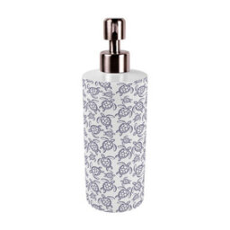 Purely Home Sea Turtles Stainless Steel Soap Dispenser - Navy Blue Pump Action Refillable Bathroom & Kitchen Décor - thumbnail 3