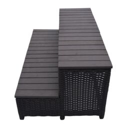 Canadian Spa Company Brown Rattan Rectangular Straight Step (D)114Cm (H)55Cm - thumbnail 3