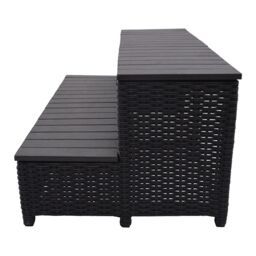Canadian Spa Company Brown Rattan Rectangular Straight Step (D)114Cm (H)55Cm - thumbnail 5