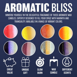 New Gift Set With 3 Scented Aromatic Mood Wax Candles Glass Plate Stones Candle Mandarine Cranberry - thumbnail 8