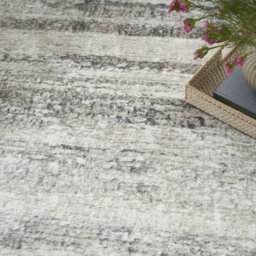 Grey Abstract Modern Living Room Bedroom & Dining Room Rug-160Cm X 221Cm - thumbnail 4