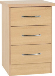 Seconique Nevada 4 Door 2 Drawer Mirrored Wardrobe Set Sonoma Oak 2 Man Del - thumbnail 8