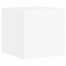 Berkfield Durable Tv Wall Cabinets With Led Lights 2 Pcs White 30.5X35X30 Cm - thumbnail 8