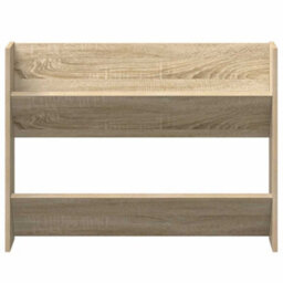 Berkfield Modern Wall Shoe Cabinets 2 Pcs Sonoma Oak 80X18X60Cm Engineered Wood - thumbnail 5