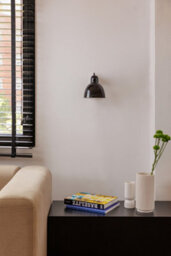 Luminosa Lighting Luminosa Venice White Dome Wall Lamp Cobalt Blue - thumbnail 2