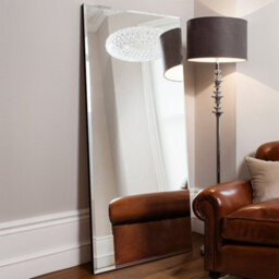 Agenzia 14 Large Art Deco Modern Bevelled Full Length Panel Frame Mirror 174 X 85Cm - thumbnail 4