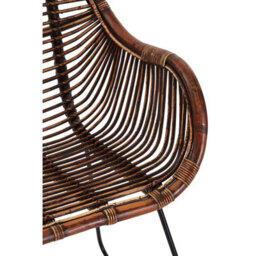 Orsina Natural Rattan Gata Chair, Armrest Rattan Chair - thumbnail 6