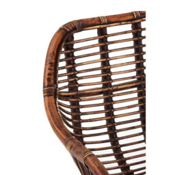 Orsina Natural Rattan Gata Chair, Armrest Rattan Chair - thumbnail 5