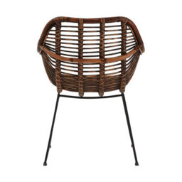 Orsina Natural Rattan Gata Chair, Armrest Rattan Chair - thumbnail 4