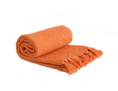 Waffle Collection Recycled Cotton Throw - image 1