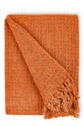 Waffle Collection Recycled Cotton Throw - thumbnail 2