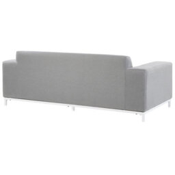 Beliani Garden Lounge Set With Table 5 Seater Rovigo Light Grey - thumbnail 7