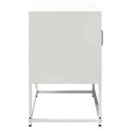 Berkfield Industrial Tv Cabinet White 68X39X60.5 Cm Steel - thumbnail 7