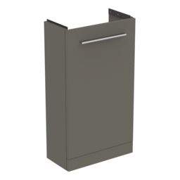 Ideal Standard I.life S Slimline Matt Quartz Grey Freestanding Bathroom Vanity Unit (H) 740mm (W) 410mm - thumbnail 2