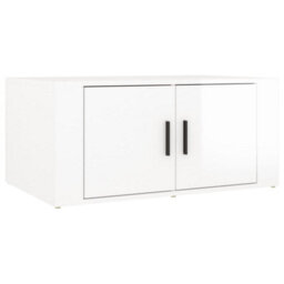 Berkfield Coffee Table High Gloss White 80X50X36 Cm Engineered Wood - thumbnail 2