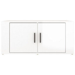 Berkfield Coffee Table High Gloss White 80X50X36 Cm Engineered Wood - thumbnail 5