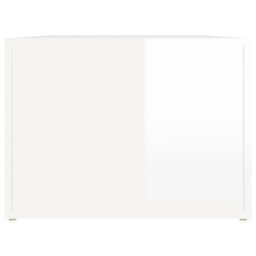 Berkfield Coffee Table High Gloss White 80X50X36 Cm Engineered Wood - thumbnail 7