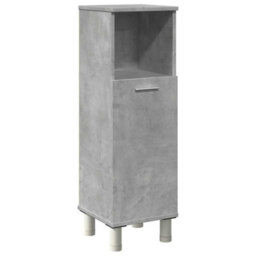 Berkfield Bathroom Cabinet Concrete Grey 30X30X95 Cm Engineered Wood - thumbnail 2